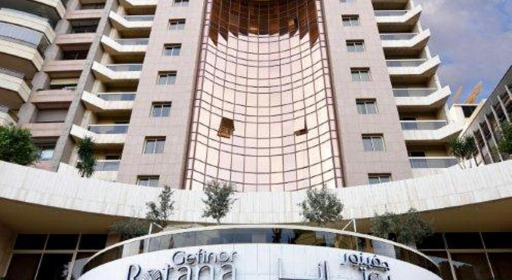 Gefinor Rotana - Beirut Hotel Ngoại thất bức ảnh The hotel's entrance